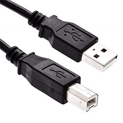 Cable imprimante USB 2.0 AB M/M - 0.6M#