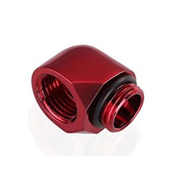 Fitting Male/Femelle 90° rouge - 14mm