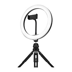 Anneau LED 10" avec trépied#