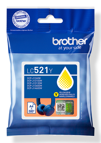 Cartouche d'encre LC521Y - Jaune#